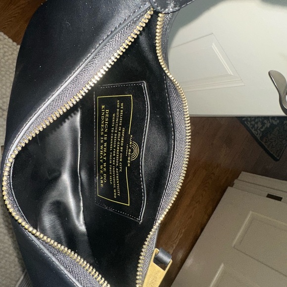 Kurt Geiger Black Shoulder Bag with Gold Accents - Picture 8 of 8